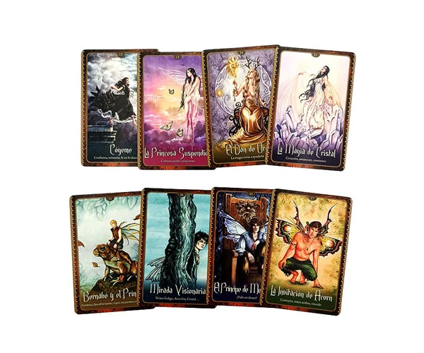 golden tarot cards