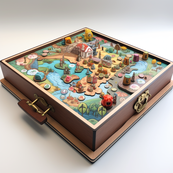 Custom Wooden Board Game Boxes