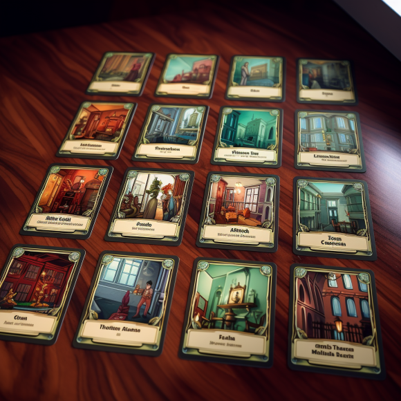 clue board game cards