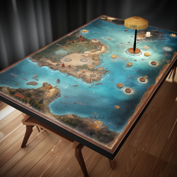 tabletop board game mat