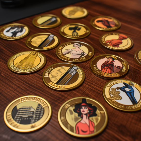 clue board game tokens