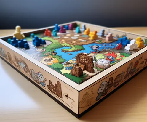 custom wooden board game boxes