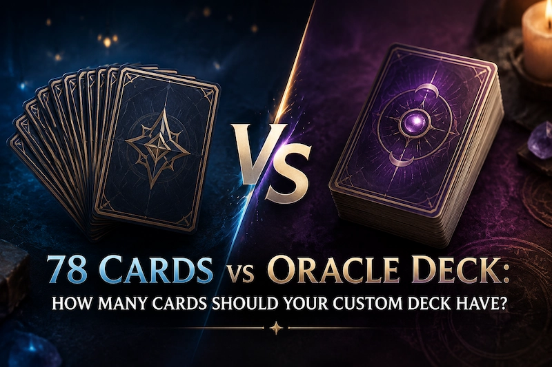 78 Cards vs Oracle Deck: How Many Cards Should Your Custom Deck Have?